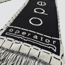 Load image into Gallery viewer, Operator jacquard woven scarf
