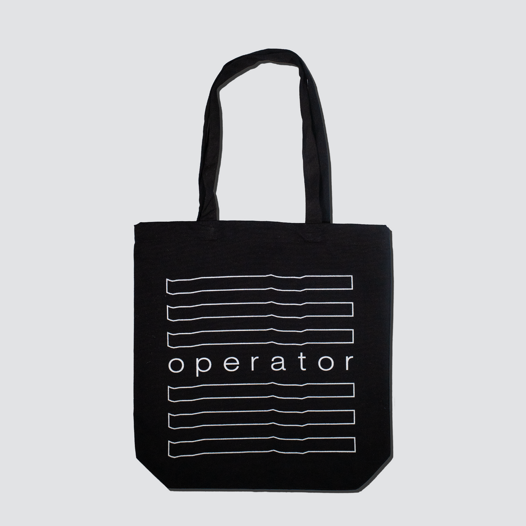 Operator logo tote bag