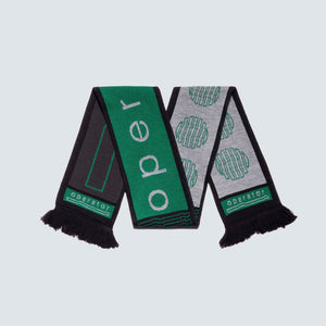 Operator jacquard-woven scarf