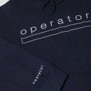 Operator navy hoodie